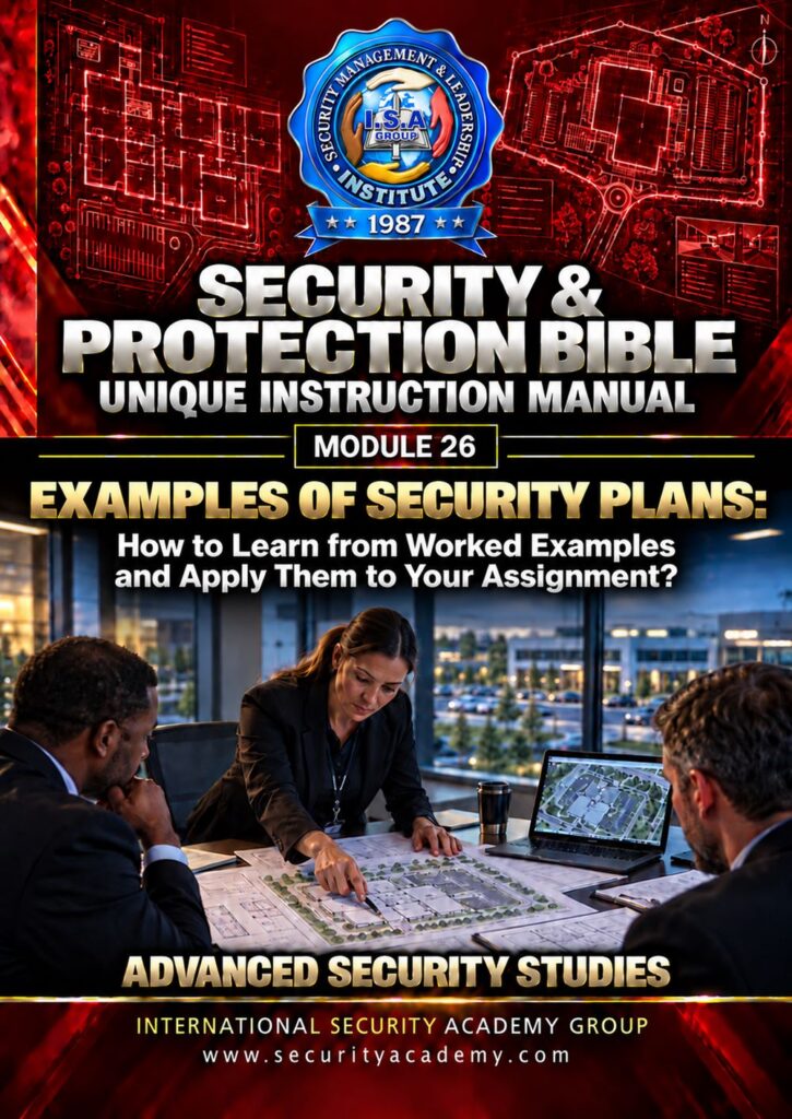 Module 26 - Examples of Security Plans