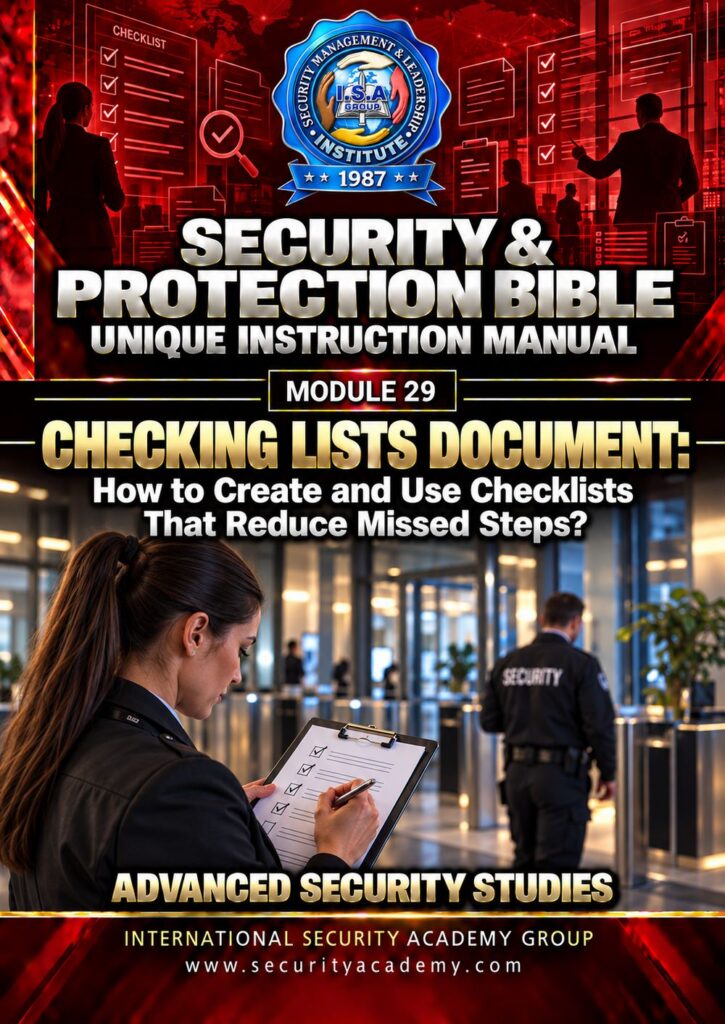 Module 29 - Checking Lists Document