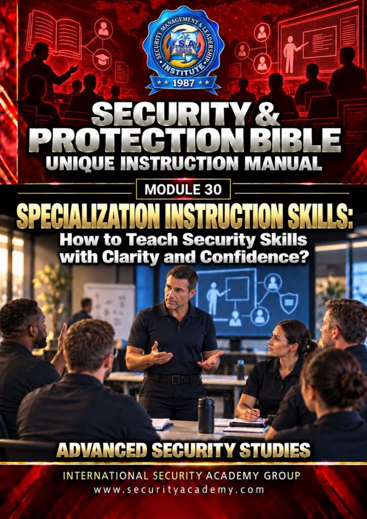 Module 30 - Specialization Instruction Skills